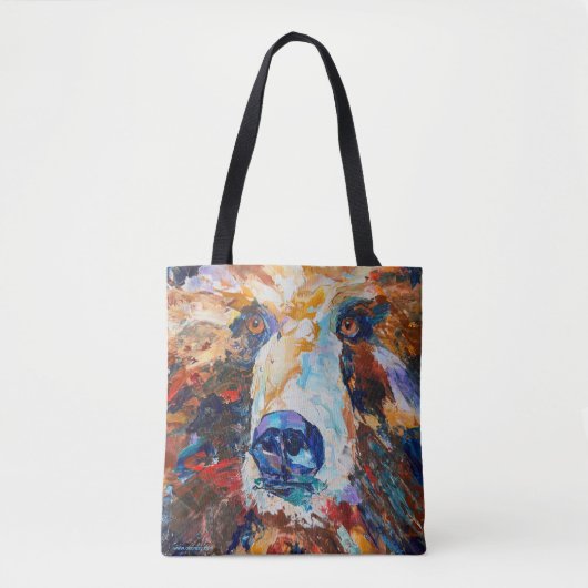In the Bear's Gaze Tote Bag トートバッグ (正面)
