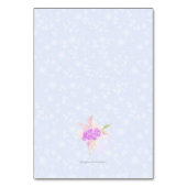 In The Blue Sweet Pink bow Bouquet  テーブルナンバー (裏面)