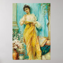 In the Boudoir by Hans Zatzka – ポスター