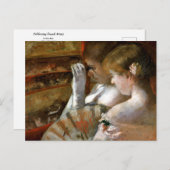 In the Box by Mary Cassattはがき ポストカード (正面/裏面)