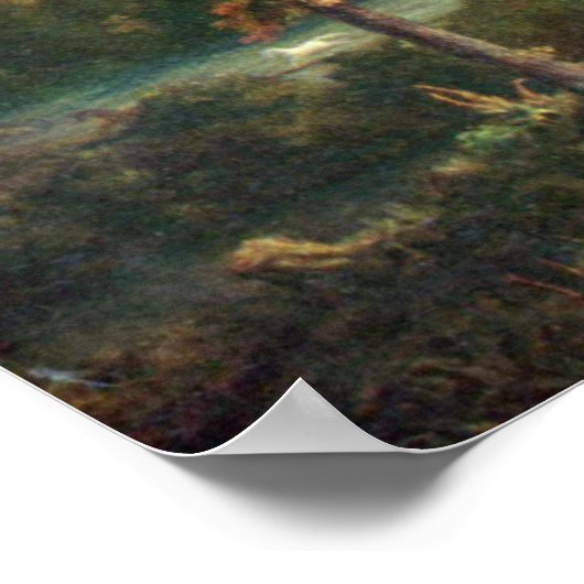 In the Catskills -Thomas Cole by Frederick Church ポスター (角)