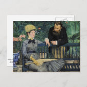 In the Conservatory by Edouard Manet ポストカード (正面/裏面)
