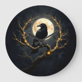 In the Darkness of the Night” – The Moon’s Silent ラージ壁時計 (正面)