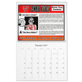 IN THE EVENT OF A ZOMBIE ATTACK Calendar カレンダー (1月 2027)