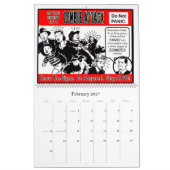 IN THE EVENT OF A ZOMBIE ATTACK Calendar カレンダー (2月 2027)