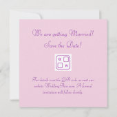 In the Flow of Love 招待状 (裏面)