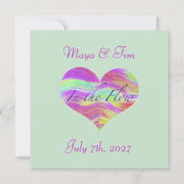 In the Flow of Love 招待状