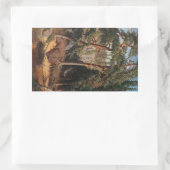 "In The Forest"スタンプ 長方形シール (バッグ)