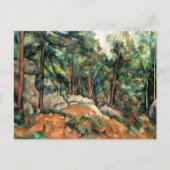In the Forest Landscape Paulセザンヌ葉書 ポストカード (正面)