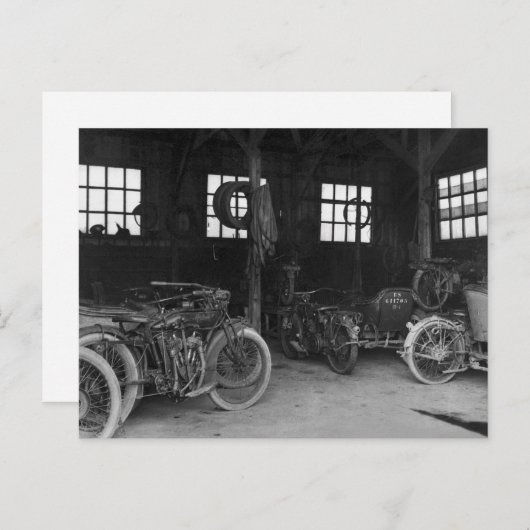 In the Garageヴィンテージ第二次世界大戦 ポストカード (正面/裏面)