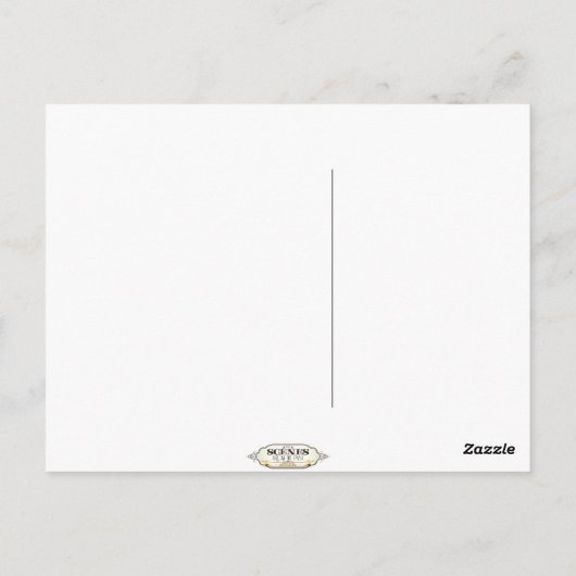 In the Garageヴィンテージ第二次世界大戦 ポストカード (裏面)