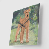 In the Garden スクエア壁時計 (傾斜)