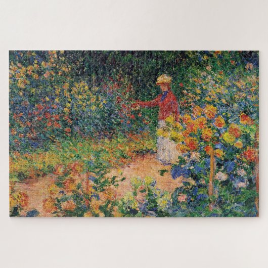 In The Garden by Claude Monet ジグソーパズル (横)