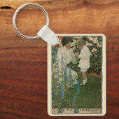 In the Garden by Jessie Willcox Smith キーホルダー (正面)