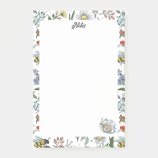 In the Garden Notepad ポストイット (正面)