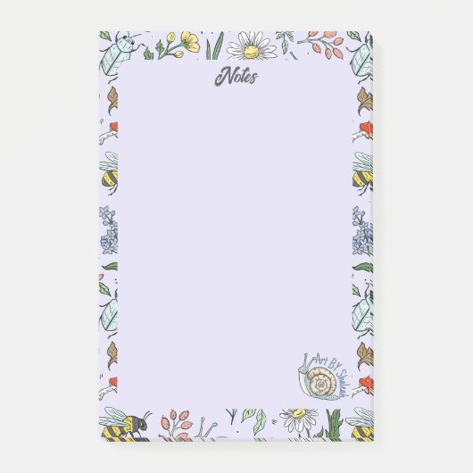 In the Garden Notepad ポストイット (正面)