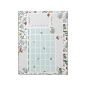In the Garden Open Dated Desk Calendar Notepad ノートパッド (回転)