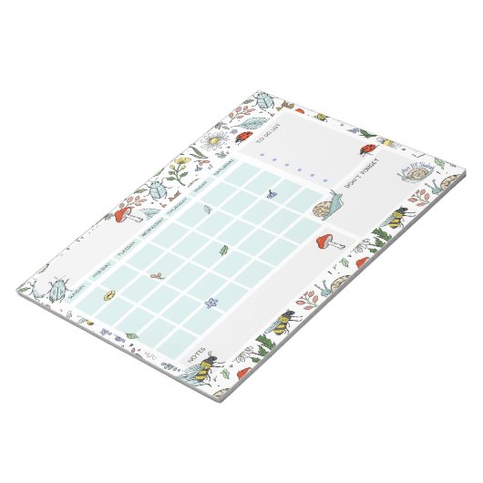In the Garden Open Dated Desk Calendar Notepad ノートパッド (アングル)