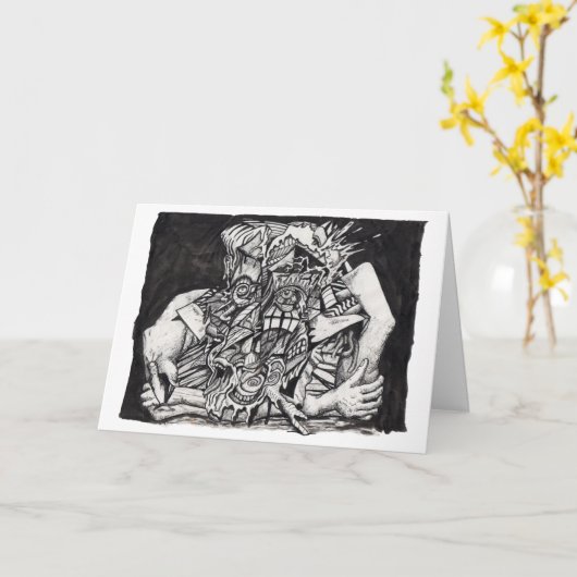 In the Grip, by Brian Benson カード (黄色い花)