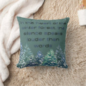 In The Heart Of The Winter Forest クッション (ブランケット)