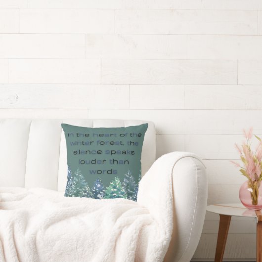 In The Heart Of The Winter Forest クッション (ソファ)