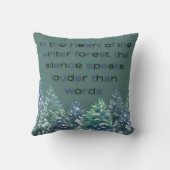 In The Heart Of The Winter Forest クッション (裏面)