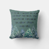 In The Heart Of The Winter Forest クッション (正面)