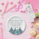 In The Heart Of The Winter Forest ペーパープレート (パーティー)