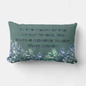 In The Heart Of The Winter Forest ランバークッション (正面)