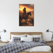 In the Light | Horse Art | Stretched Canvas キャンバスプリント (インサイチュ (寝室))