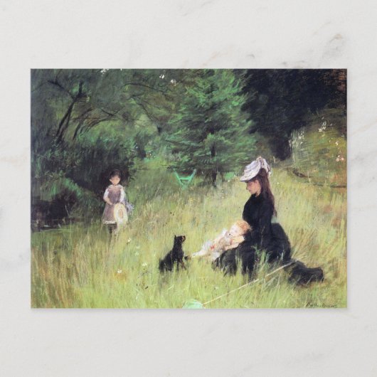 In the Meadow by Berthe Morisot ポストカード (正面)