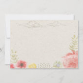 In the Meadow Summer 結婚's Thank サンキューカード (裏面)