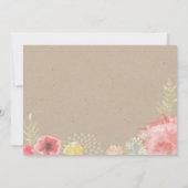 In the Meadow Summer 結婚's Thank サンキューカード (裏面)