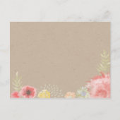 In the Meadow Summer Wedding RSVPポストカード インビテーションポストカード (裏面)