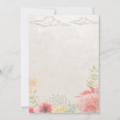 In the Meadow Summer Wedding Save the Date Card セーブザデート (裏面)