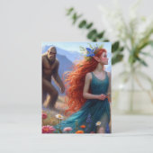 In the Meadow With Sasquatch ポストカード (スタンド正面)