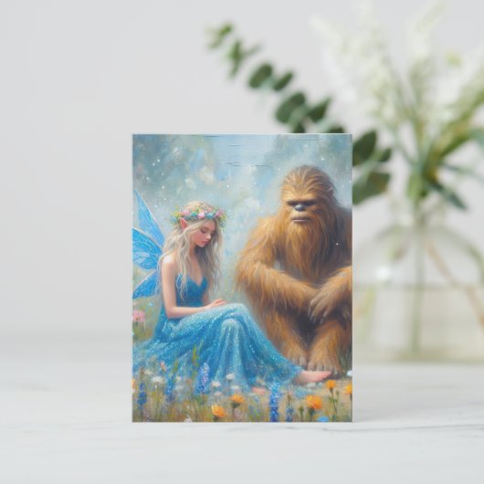 In the Meadow With Sasquatch ポストカード (スタンド正面)