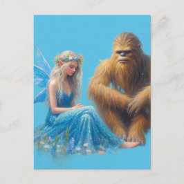 In the Meadow With Sasquatch ポストカード