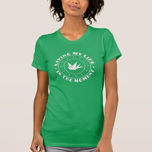 IN THE MOMENTシャツ – 選択スタイル Tシャツ (正面)
