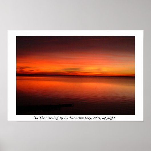 In The Morning by Barbara Levy, 2004, copyright ポスター (正面)