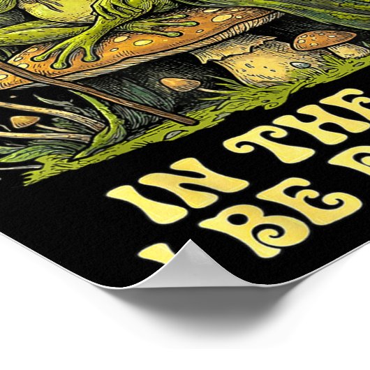 In The Nd I Be Nderin Funny Wise Frog Wizard Meme  ポスター (角)