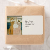 In the Omnibus by Mary Cassatt ラベル (インサイチュ)