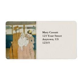 In the Omnibus by Mary Cassatt ラベル