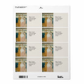 In the Omnibus by Mary Cassatt ラベル (フルシート)