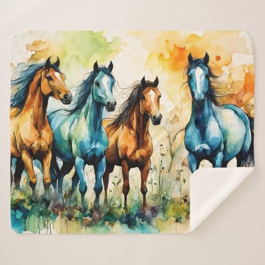 In the Pasture シェルパブランケット (正面(横))