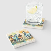 In the Pasture ストーンコースター (横)