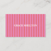 In the Pink Calling Card 名刺 (裏面)