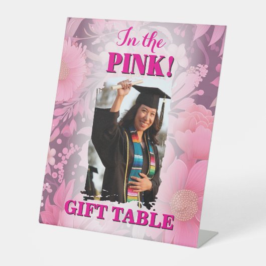 In The Pink! Graduation Party 台座サイン (正面)