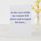 "In the race of life..." #2 Joke (Any) カード (黄色い花)