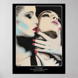 'In the Shadows'絵を描の上に ポスター